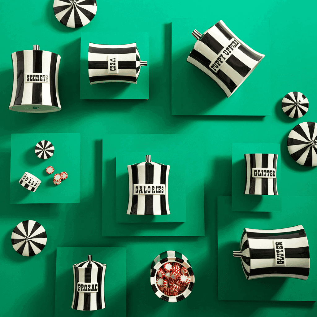 LXURI - Colorful Canisters: Stylish Storage for Everyday Essentials by Jonathan Adler