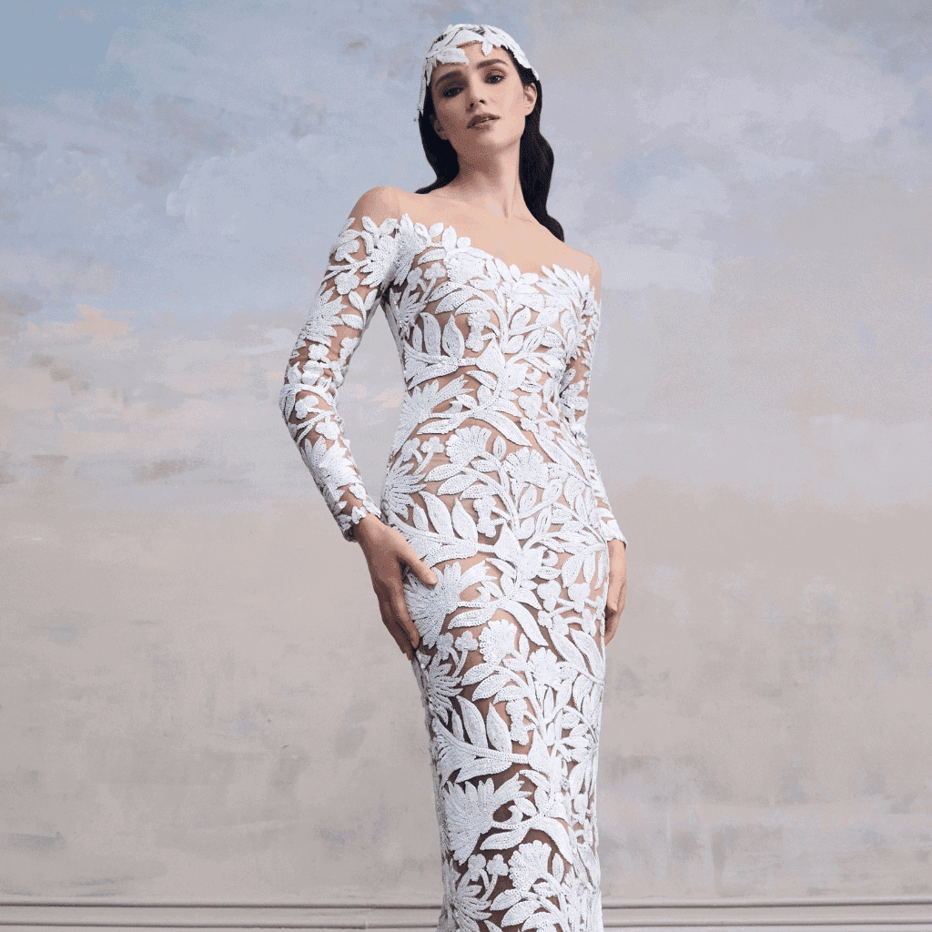 LXURI - NADINE MERABI - Wedding Day Dresses: Effortless Elegance for the Aisle