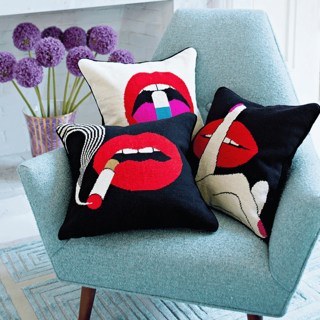 Jonathan Adler Pillows & Throws: Bold Design with Personality | LXURI Interior Design Blog Post