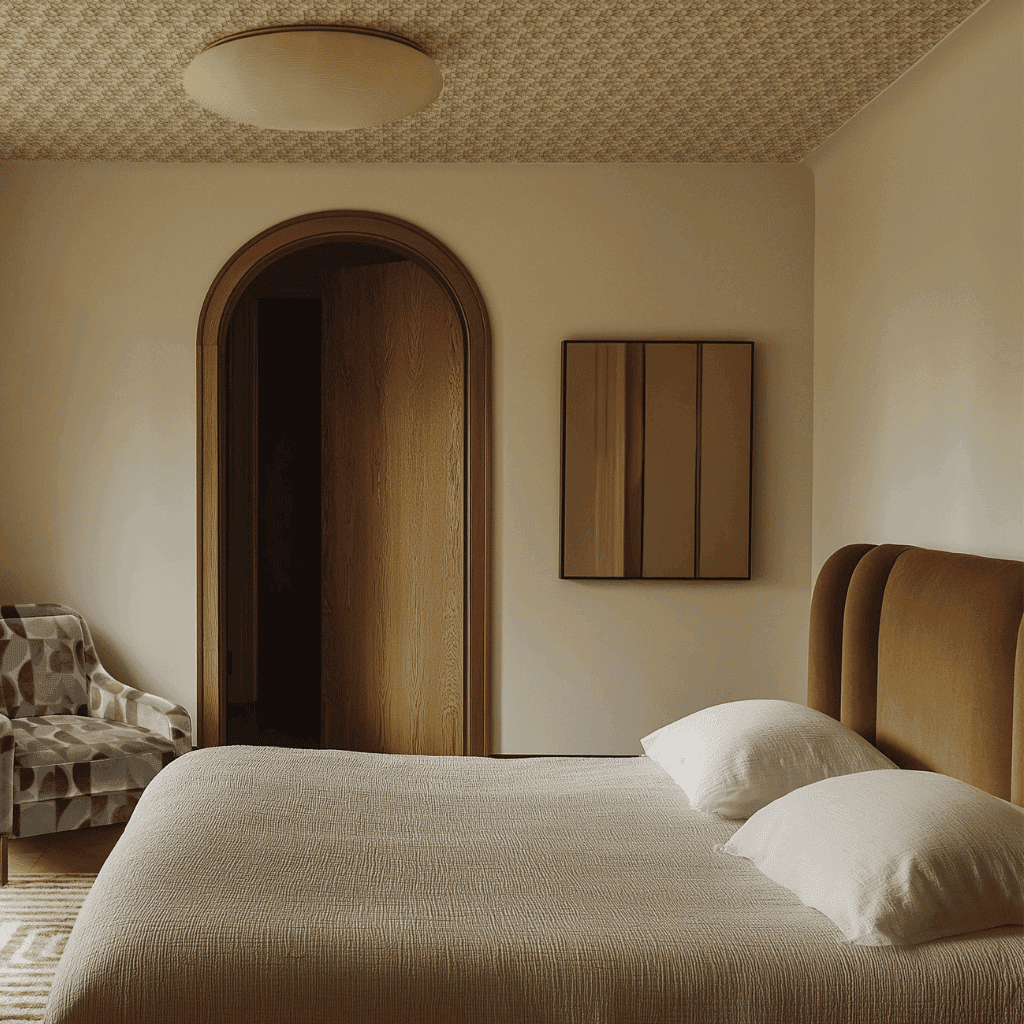 LXURI - Warm Neutrals Replace Stark Whites - Bedroom Design