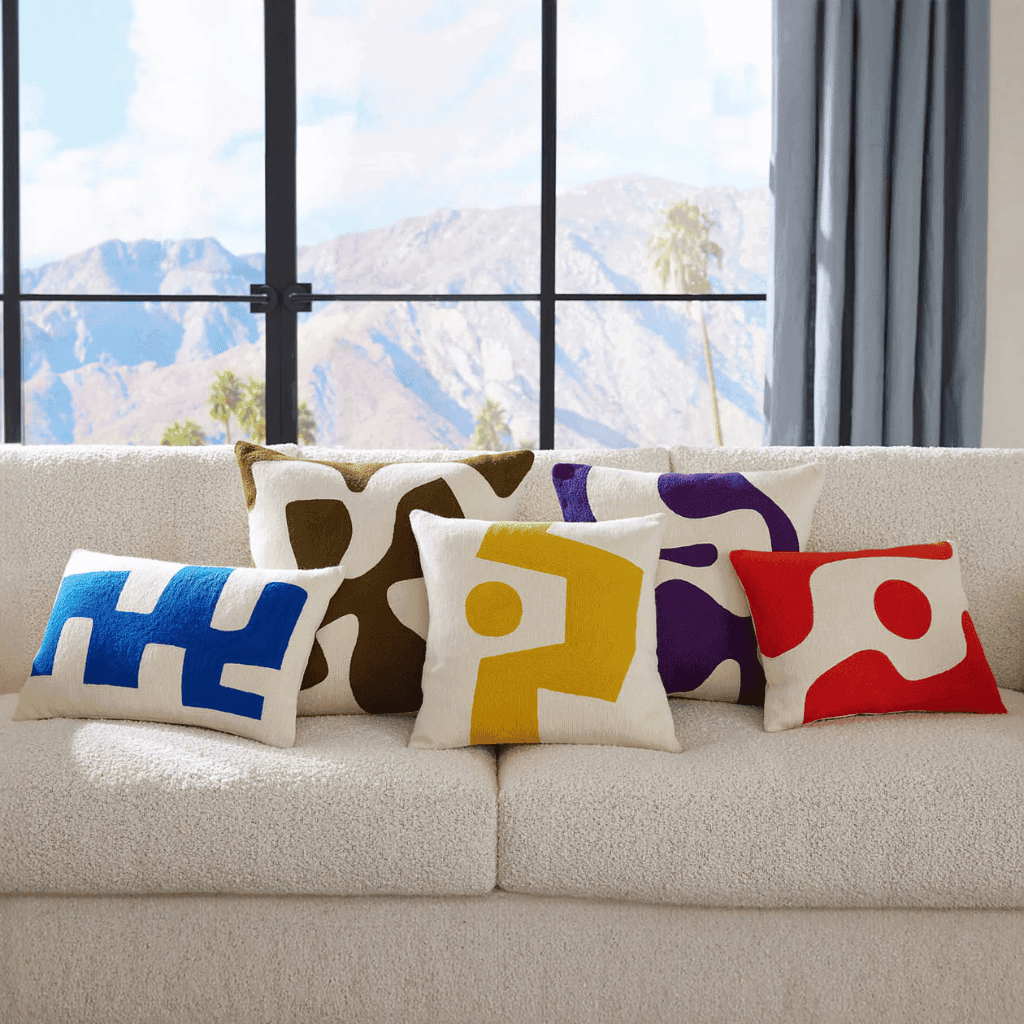 LXURI - The Signature Aesthetic of Jonathan Adler Pillows & Throws Bold Graphics with a Modern Edge