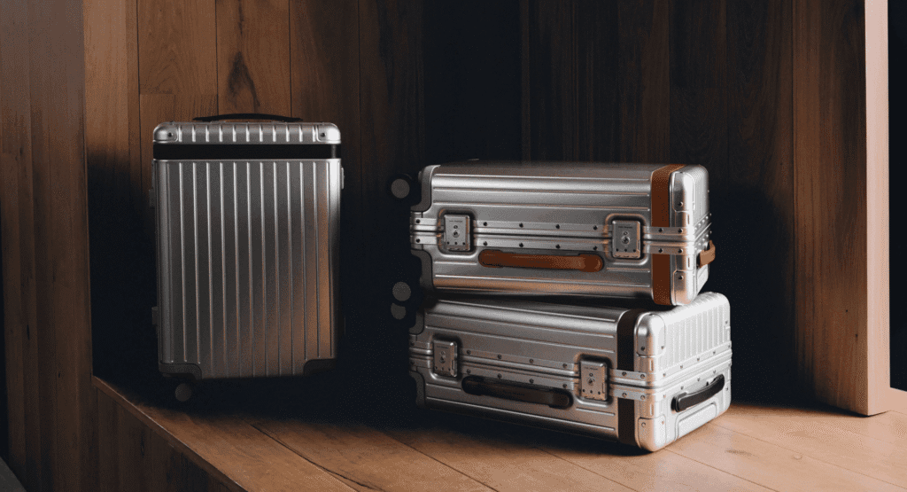 Carl Friedrik Luxury Luggage - The Aluminum Collection: Where Design Meets Durability | LXURI