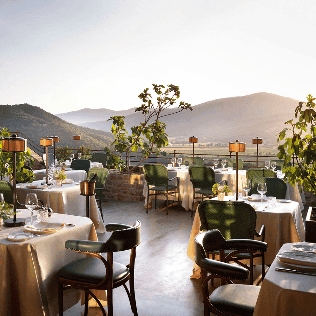 LXURI - Dining at Reschio Hotel, Italy