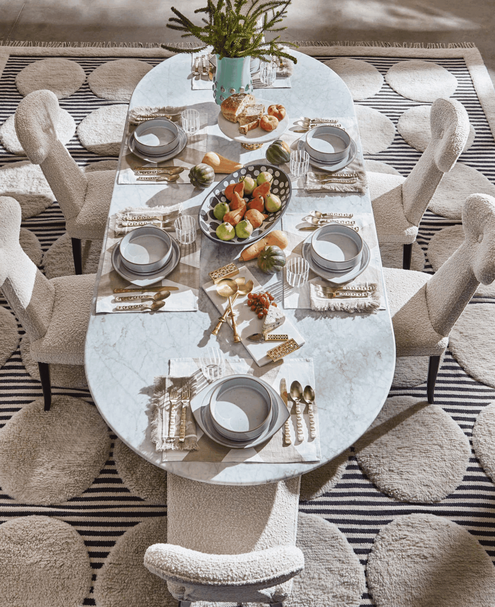 LXURI - Table Selection: Round, Square, or Rectangle​ - Jonathan Adler