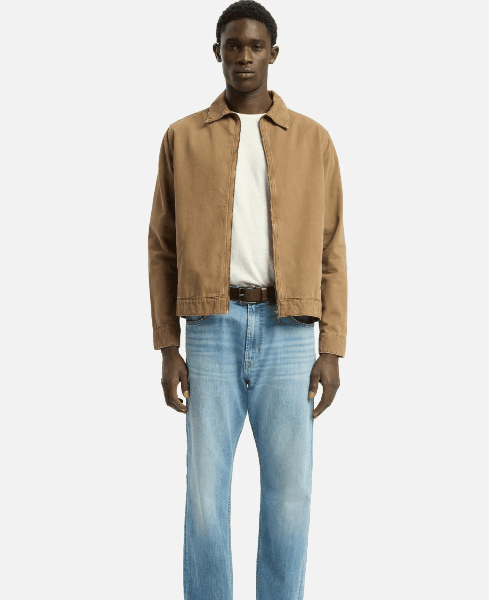 LXURI - Modern Straight Jeans in Airweft by 7 For All Mankind