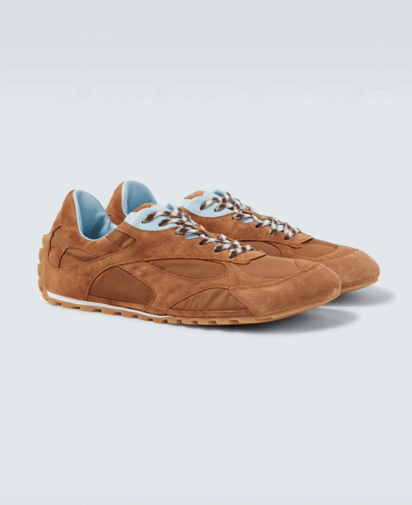 LXURI - Shop Orbit Flash Suede Sneakers at Mytheresa