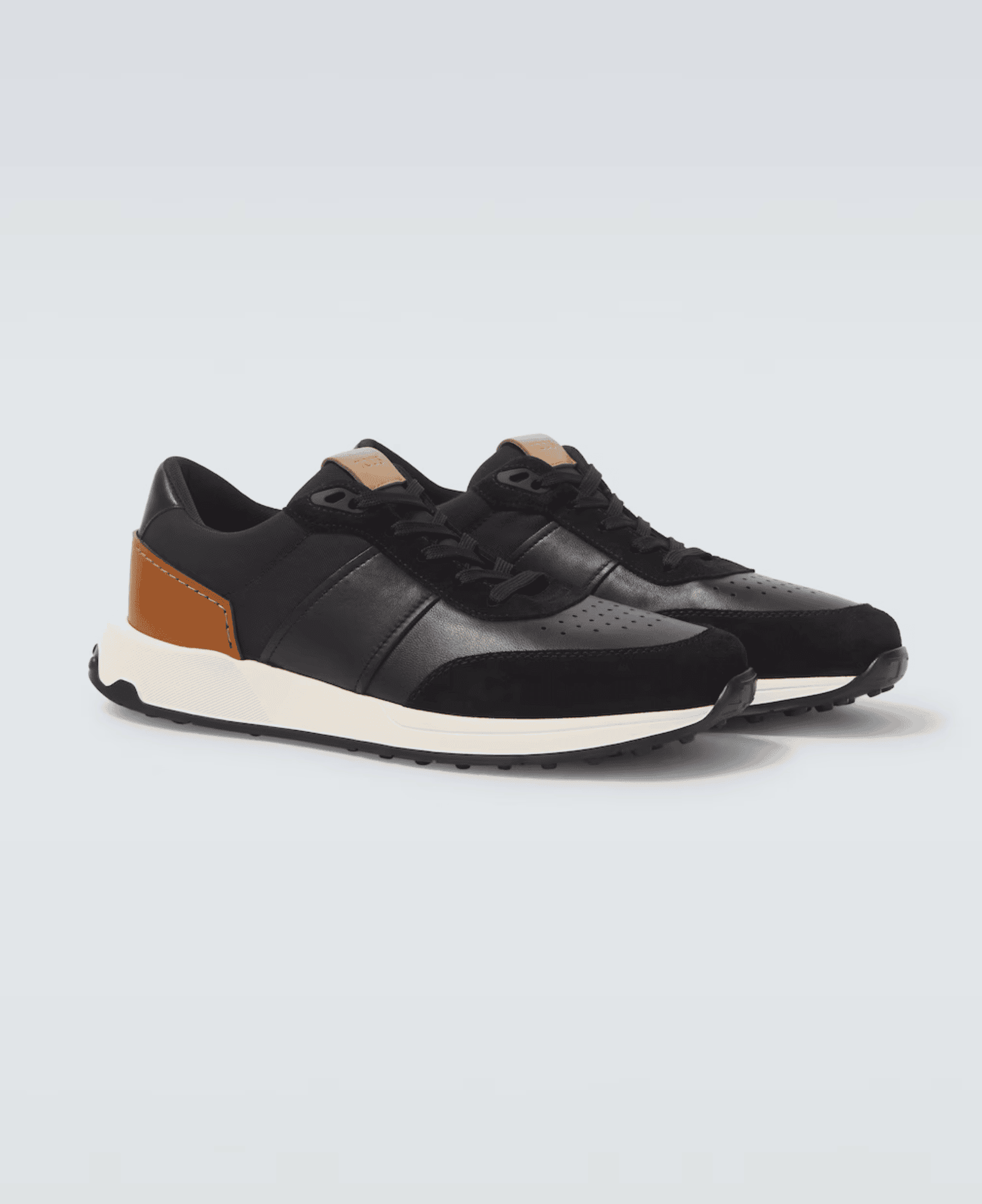 LXURI - Tod's Black Leather Sneakers