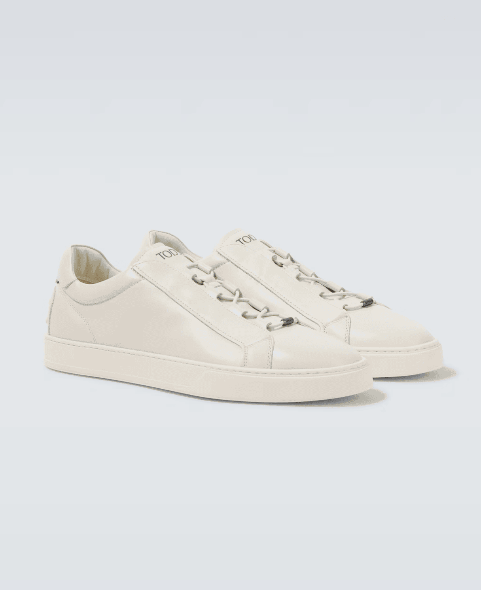 LXURI - Tod’s White Leather Sneakers