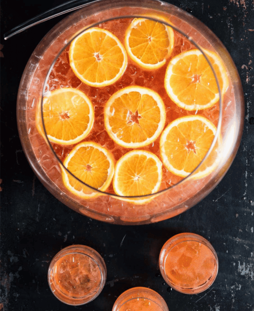 Big-Batch Cocktails - Aperol Gin Punch | LXURI 