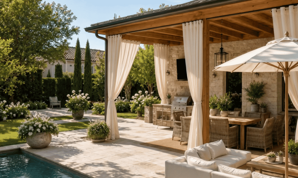 LXURI Design Blog | Outdoor Curtains by TWOPAGES 