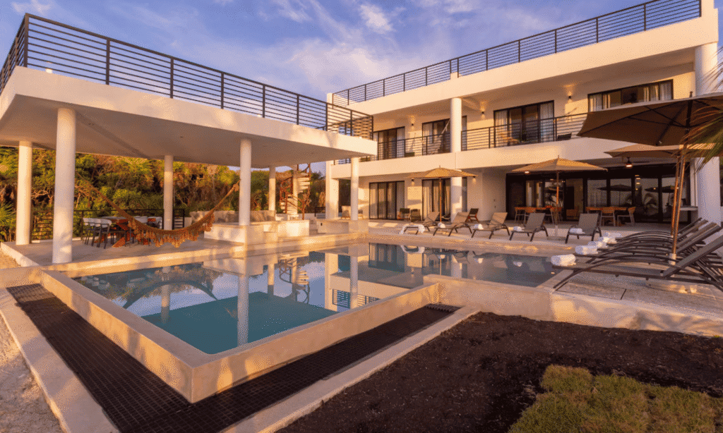 Book wtih Vrbo - 8BR Beachfront Boutique Villa in Tulum, Mexico | LXURI Travel Blog