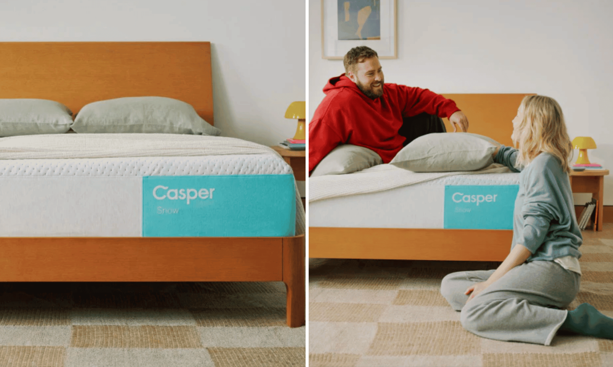 The Casper Snow Hybrid Mattress | Shop Mattress Warehouse | LXURI