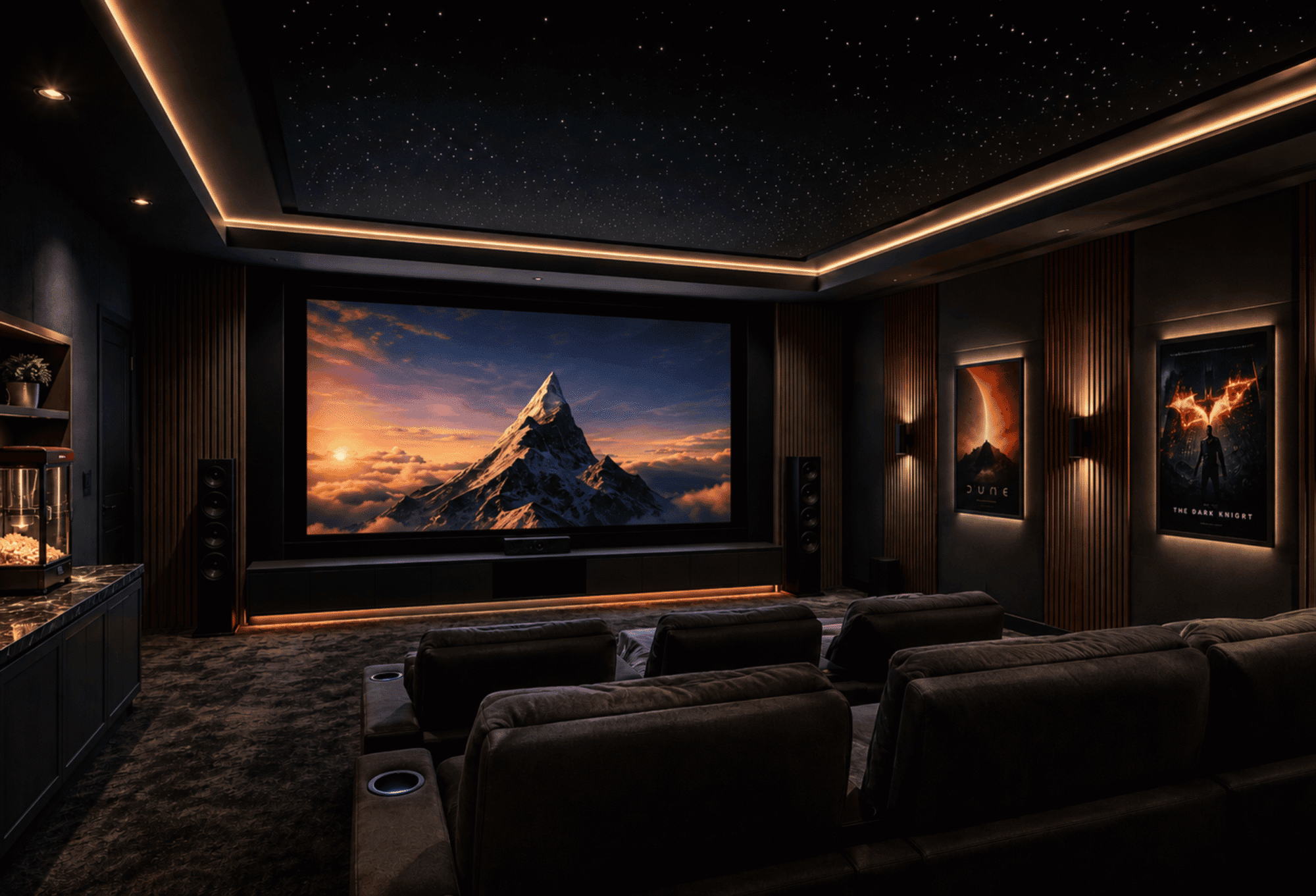 Design the Ultimate Basement Home Theatre | Interior Design Blog by LXURI