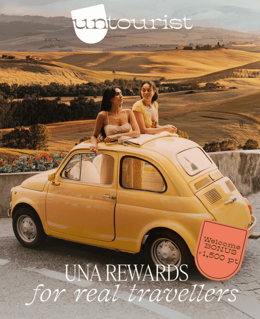 Earn More with untourist | UNA Rewards for Real Travellers | LXURI Travel Blog