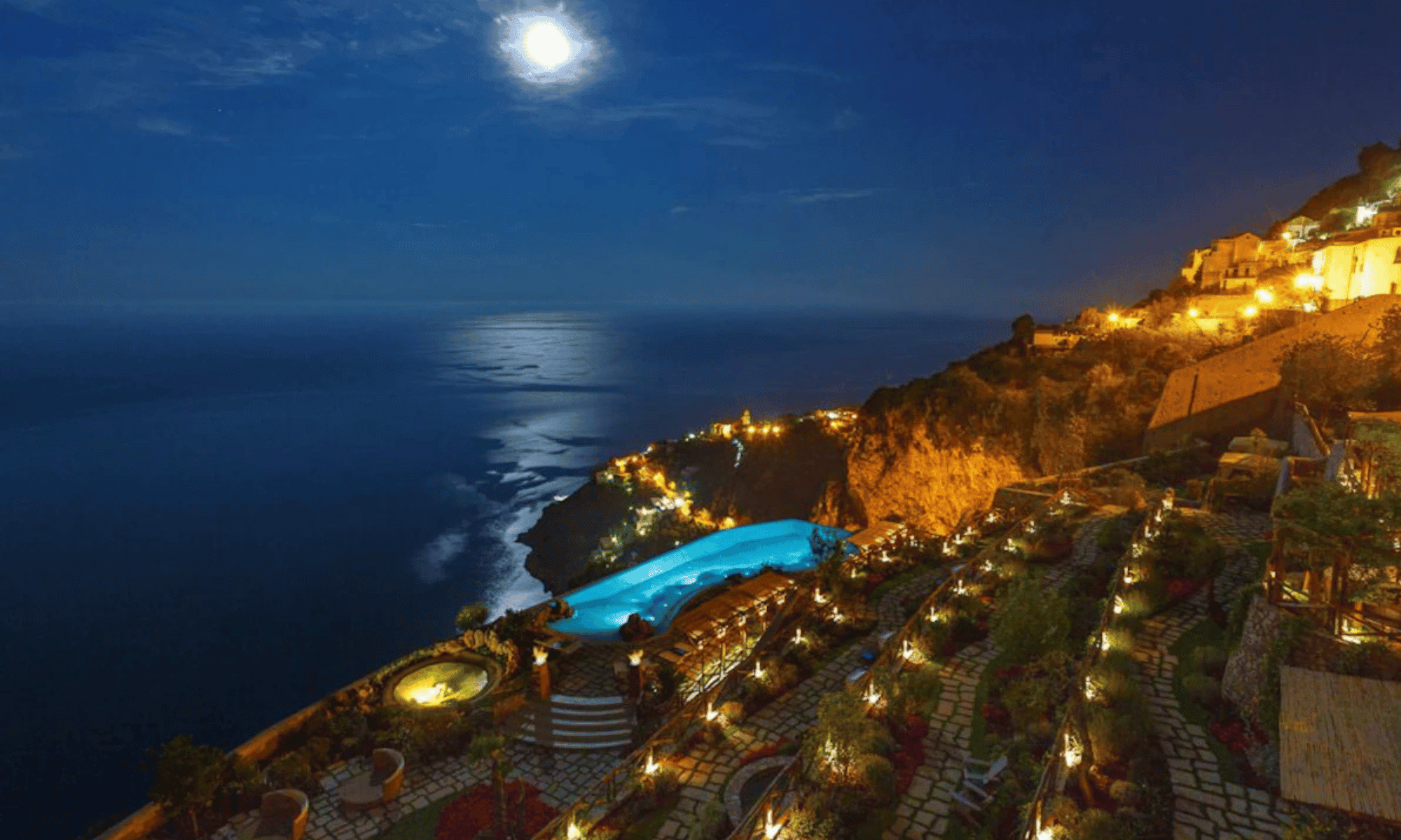 Top 10 Hotel Pools in the World | Monastero Santa Rosa — Amalfi Coast, Italy | Book with Orbtiz | LXURI Travel
