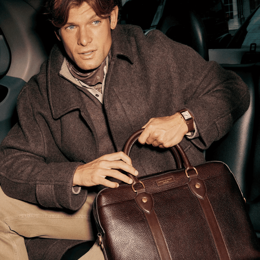 Aspinal of London men’s leather bags and accessories