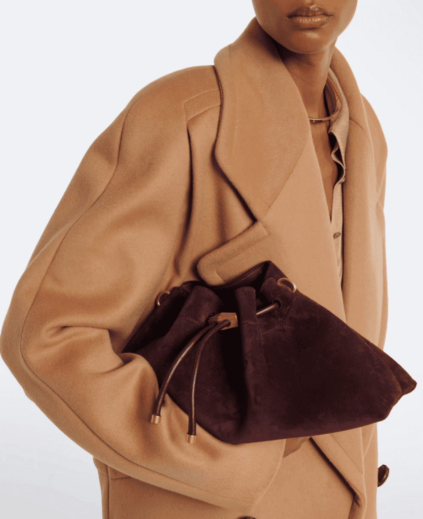 Jimmy Choo Cinch Medium Suede Bucket Bag | Shop Mytheresa