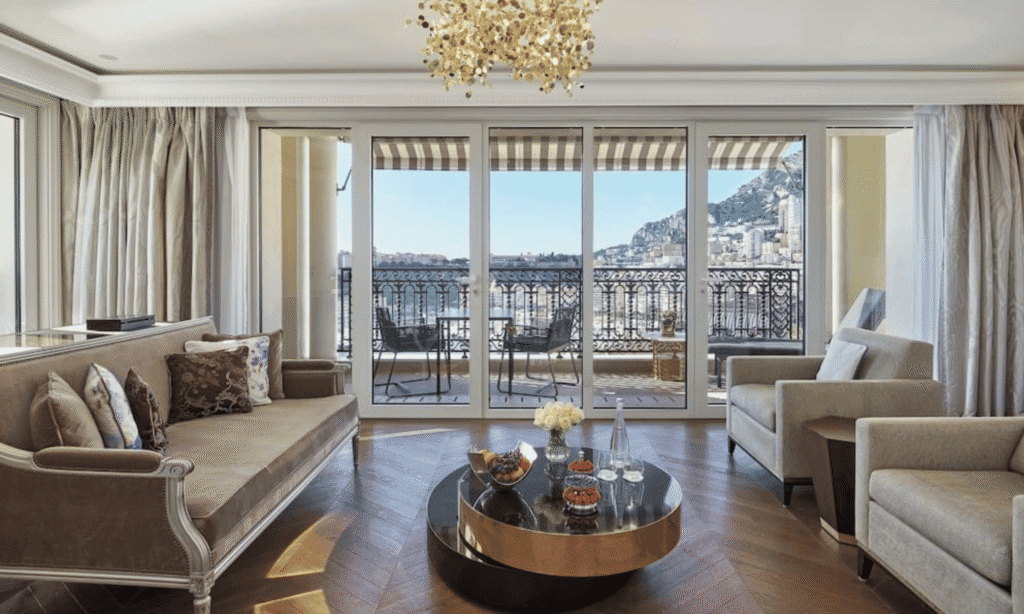 Luxury travel booking with TravelUp for an elegant international escape. Hôtel de Paris Monte-Carlo. 