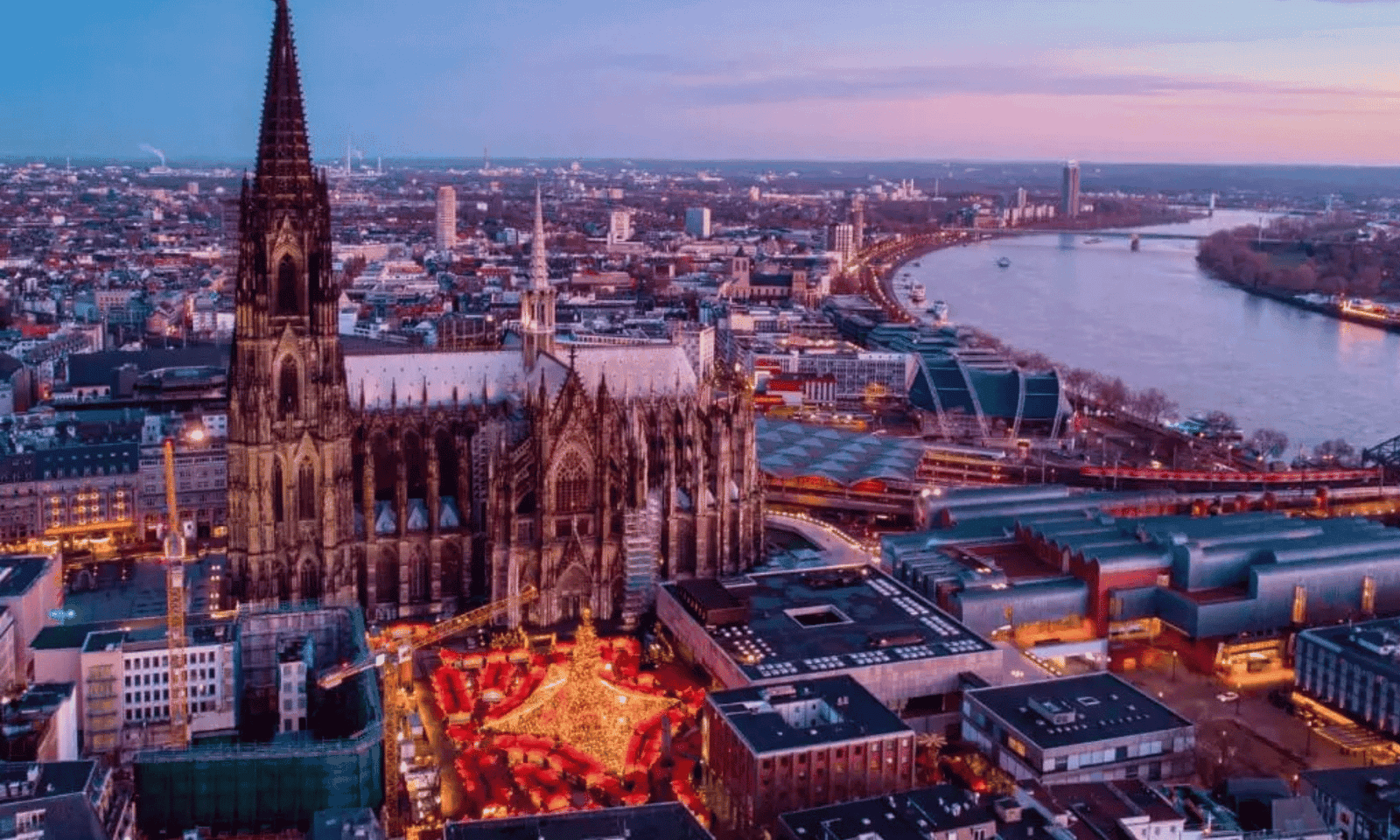 Cologne, Germany: Cathedral Views and Christmas Cheer