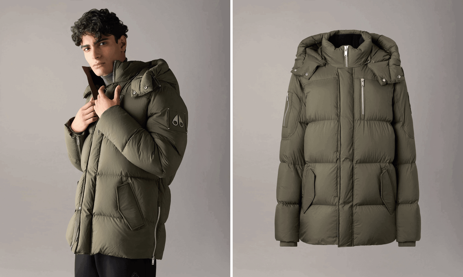 Moose Knuckles FW26 Collection - Everest 3Q Down Puffer: Vintage Character With Added Coverage
