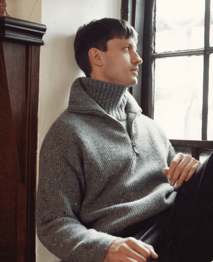 Luxury Cashmere Sweaters for Men by Johnstons of Elgin