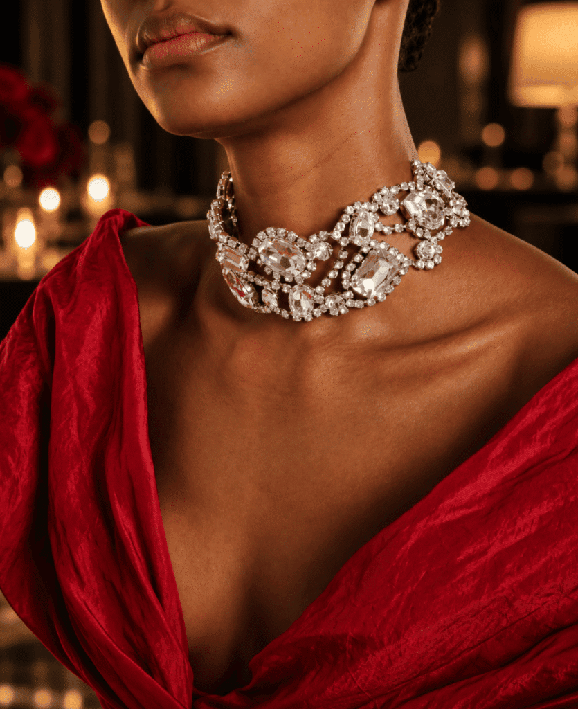 Magda Butrym Crystal-Embellished Choker