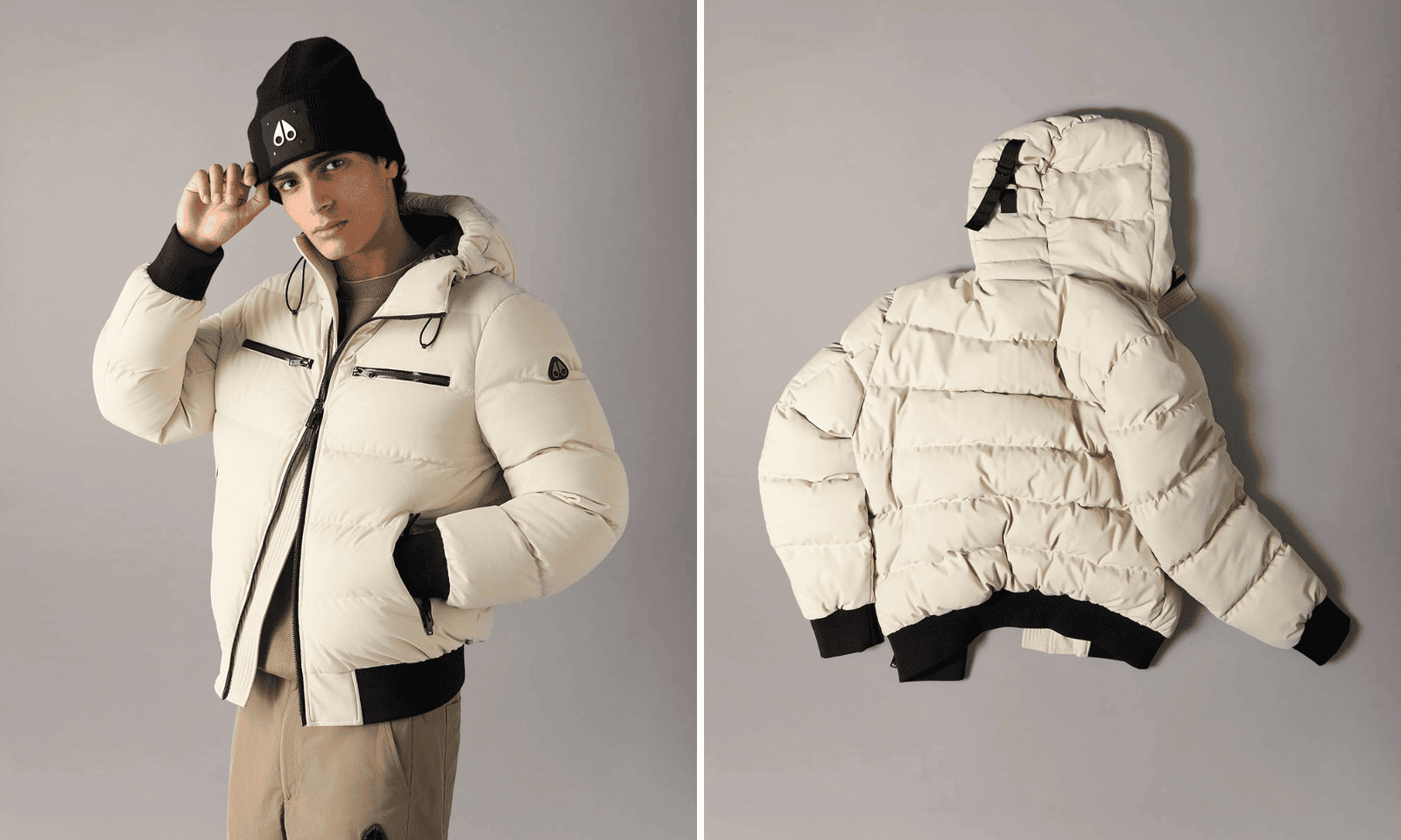 Moose Knuckles FW26 Collection - Soho Down Bomber: Clean Lines and Graphic Quilting